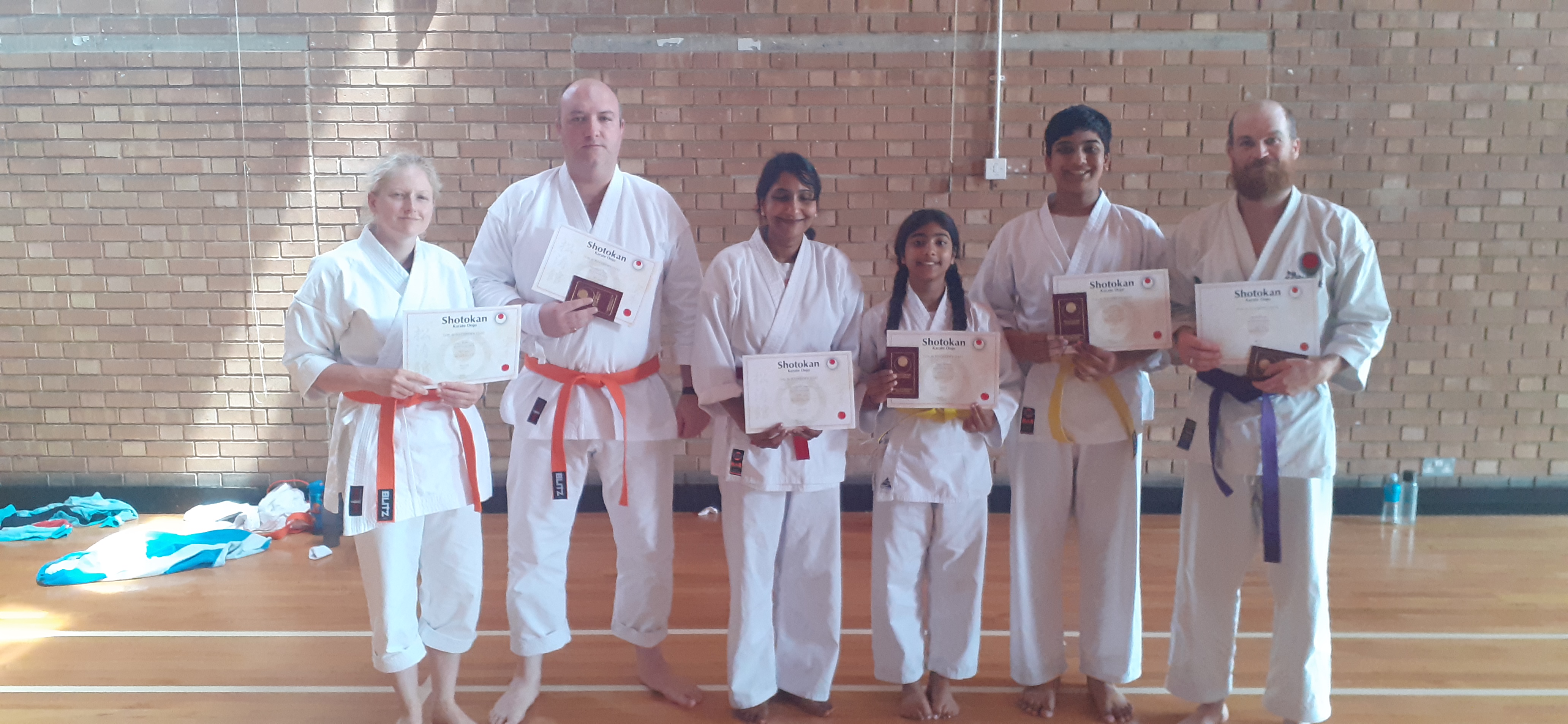 Karate grading photo